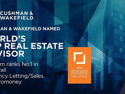 Cushman & Wakefield được vinh danh Nhà Tư vấn Bất động sản Hàng đầu Thế giới năm thứ ba liên tiếp